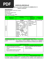 Sesión de Aprendizaje-Matematica