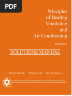 ASHRAE Principles of Heating Ventilating and Air Conditioning, 6th Edition