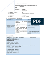 16 de Junio Sesiòn de Aprendizaje