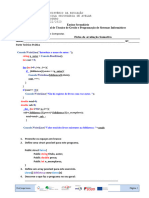 Teste de Avaliação, 10ºPSI, Módulo 5