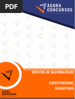 Direitos de Nacionalidade Constitucional Gabaritado