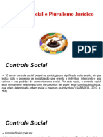 Controle Social Pluralismo Juridico