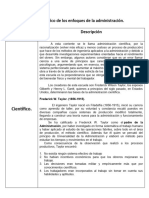 Cuadro Sinoptico de Los Enfoques de La Administracion