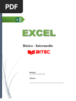 Uso Del Entorno de Excel