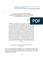 S: I. Concepto de Servicio Público de Energía Eléctri-: Tero Alas