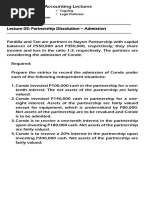 12 Lec 05 Partnership Dissolution Admission by Inv