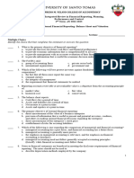 Module 1 - External Financial Reporting - Balance Sheet and Valuation