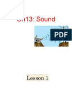 L1 and 2 - Ch13 - Sound (Lessons 1 and 2)