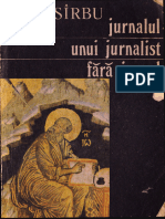 Ion Desideriu Sîrbu Jurnalul Unui Jurnalist Fără Jurnal