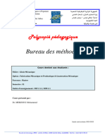 Polycopie MERZOUG Mohamed Bureau Des Methodes