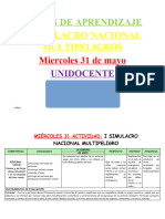 5 Años I Simulacro 31 de Mayo