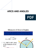 Arcs and Angles