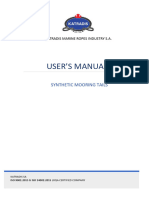 User S Manual Synthetic Mooring Tails