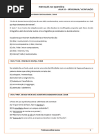 Aula 02 - Ortografia e Acentuação (Questões)