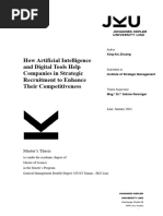 How Artificial Intelligence and Digital Tools Help Companies in Strategic Recruitment To Enhance Their Competitiveness