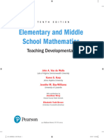 Elementary and Middle School Mathematics: Teaching Developmentally