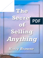 The Secret of Selling Anything