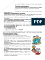 Actividades Humanas Que Generan Contaminación Ambiental