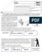 FÍSICA - CLAVE Recuperatorio Segundo Parcial 2022-2 TEMA 2