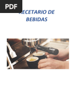 Recetario Personal de Bebidas Cafe