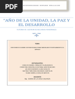 Historieta Sobre Estrategias para Manejar Positivamente El Apego