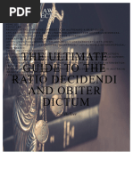 The Ultimate Guide To The Ratio Decidendi and Obiter Dictum The Law Project