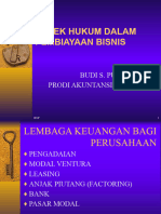 11 Aspek Hukum Pembiayaan DLM Bisnis