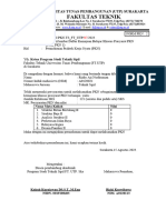 Surat Revitalasi Pasar Jongke