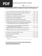 Child and Adolescent Trauma Screen (CATS) Youth-Self Report (7-17 Years)