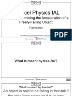 Flashcards - CP 01 Determining The Acceleration of A Freely-Falling Object - Edexcel Physics IAL