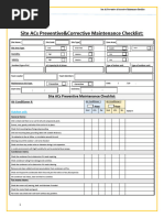 Ac Previntive and Corrective Maintenance