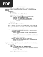 Singly LL Algo Insert Search Print