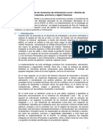 Plan de Trabajo de Las Instancias de Articulación Local 1