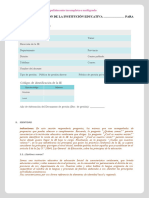 Formato Del Documento de Gestion