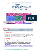 Tema 2. Conceptos Generales de Histología