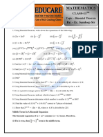 Binomial Theorm