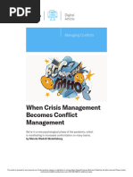 2022 - 04 - When Crisis Management Becomes Conflict Management