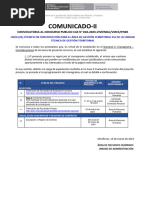 Publicacion Comunicado Ii - Cas10