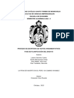 Proceso de Escritura Del Texto Argumen Planificación Del Ensayo-Formato