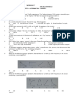 Worksheet Ac Xii