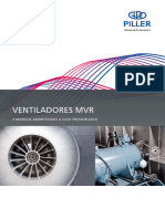 Ventiladores MVR: E Mancais Amortecidos A Óleo Pressurizado