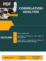 Correlation Regression and Trend Analysis