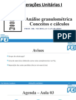 Aula - 3 - Análise Granulométrica