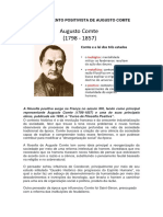 O Pensmaento Positivista de Augusto Comte