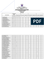 Reading Profile Grade 4 2022 August