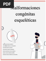 Malformaciones Congénitas Esqueléticas. - Removed