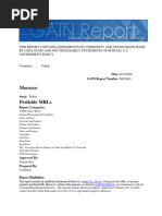 Pesticide MRLs - Rabat - Morocco - 8-31-2018