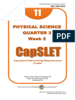 Physical Science Quarter 3 Week 2: Not For Sale