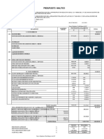 Ppto Analitico