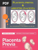 Week 3 Previa Abruptio